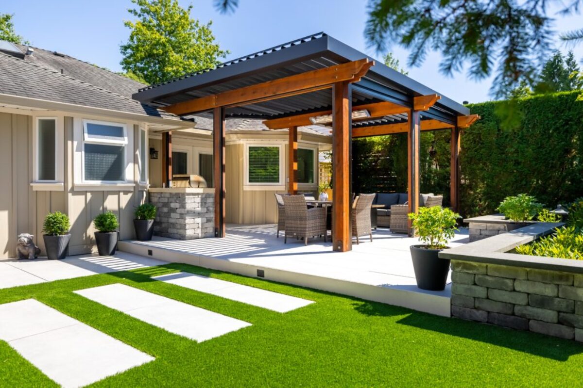 Pavilions and covered living spaces